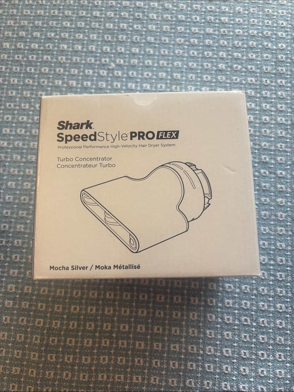 New Shark SpeedStyle PRO FLEX Turbo Concentrator Nozzle - Mocha Silver